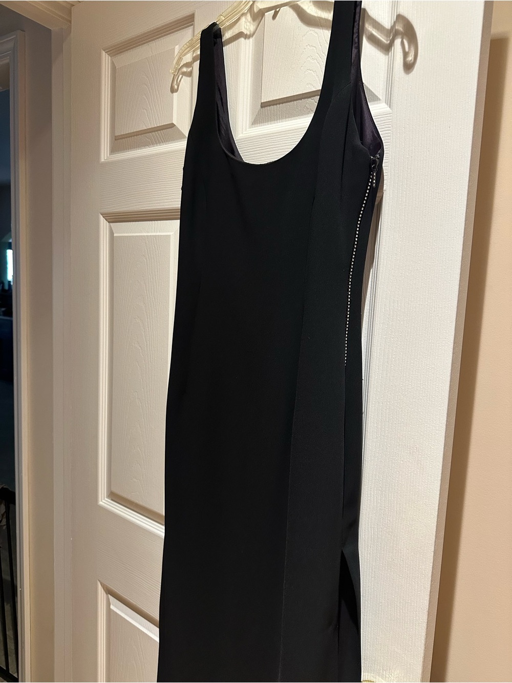 Classic Black Sleeveless Maxi Dress